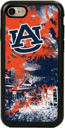 Vista 15 de Guard Dog NCAA - Funda híbrida para iPhone 7/8/SE Paulson Designs, color negro