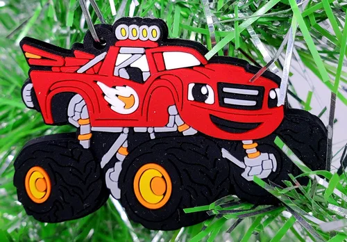 Vista 6 de Blaze and The Monster Machines - Adornos de Navidad de plástico inastillables de 1 a 2 pulgadas