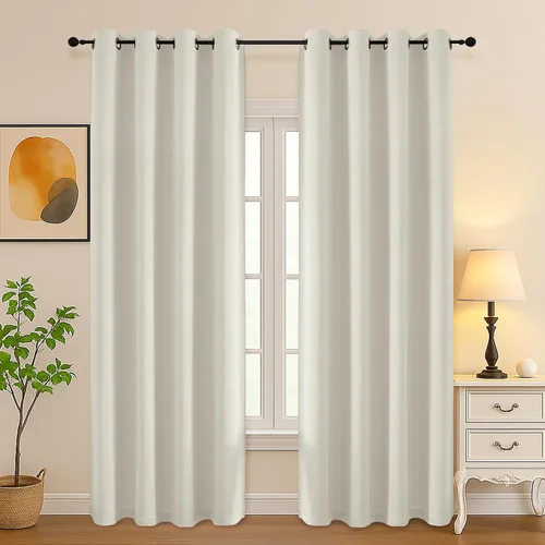 Vista 217 de Simplebrand Juego de 2 paneles de cenefa aguamarina para ventana de cocina de 14 pulgadas de largo, cortinas de oscurecimiento de habitación