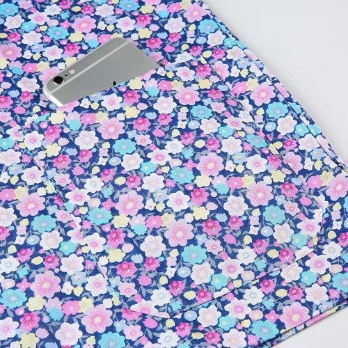 Vista 4 de Uniforme de enfermería de manga corta para mujer, uniforme de enfermería, uniforme de trabajo, blusa de algodón, uniforme de enfermería