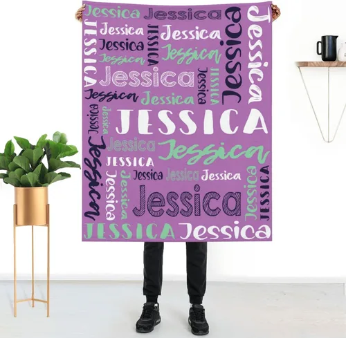 Vista 41 de Mantas de bebé personalizadas para niñas y niños con nombre, mantas de bebé personalizadas con nombre, mantas personalizadas para niños, artículos