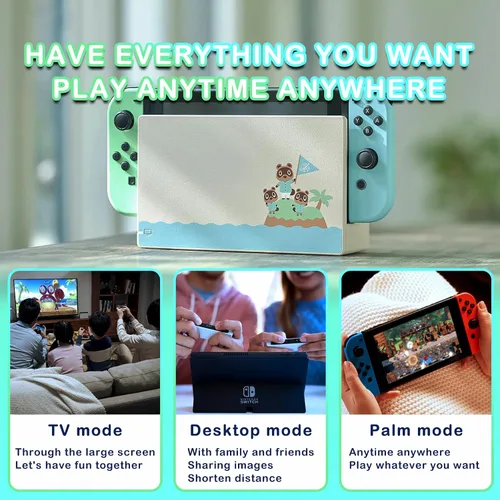 Vista 3 de VIWOMQ Controller Compatible for Nintendo Switch, Replacement Wireless Controllers with Dual Vibration, Wake-up, Motion Control