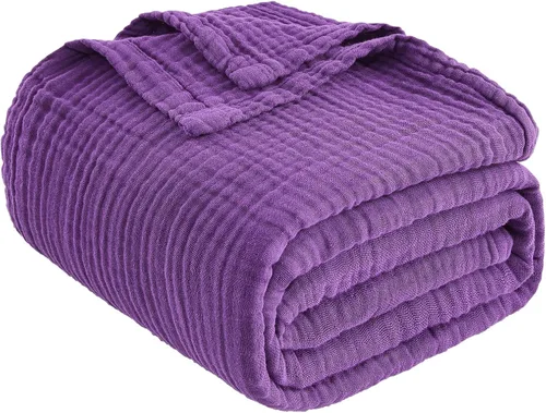 Vista 10 de EMME Mantas de muselina para bebé, 100% algodón, arrullo de gasa de 4 capas de 40 x 50 pulgadas, ligeras, suaves, transpirables, para niños