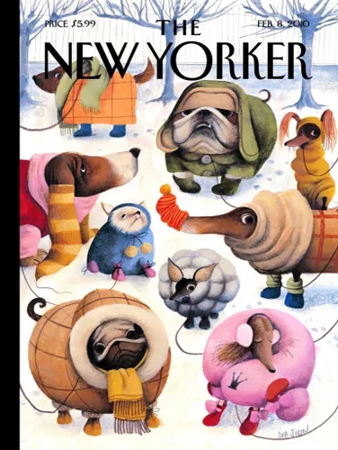 Vista 2 de Nueva York Puzzle Company – New Yorker Baby It 's cold outside – rompecabezas de 1000 piezas.