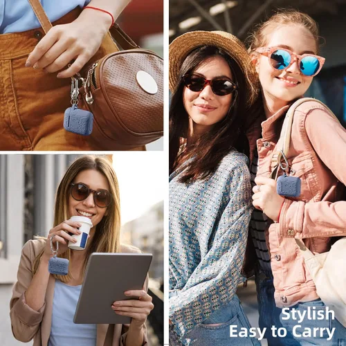 Vista 6 de Lerobo - Funda grabada con flores para estuche de AirPods, protector de silicona suave y elegante con llavero, compatible con estuche de carga