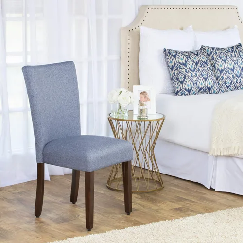Vista 2 de HomePop Parsons - Silla clásica tapizada para comedor