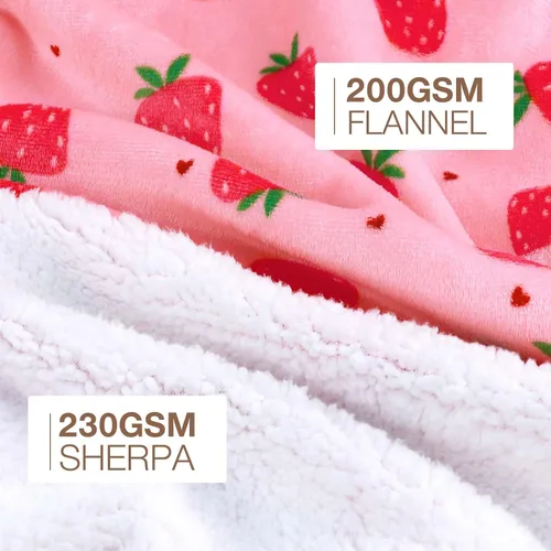 Vista 6 de BINSUNS Oversized Wearable Hoodie Blanket, Soft Fuzzy Microfiber & Sherpa Wearable Blanket Sweater with Giant Pocket