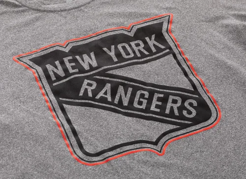 Vista 5 de Calhoun NHL - Camiseta de manga corta para hombre que absorbe la humedad New York Rangers