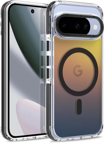Vista 155 de Funda magnética para Google Pixel 10 Pro XL [compatible con Magsafe] [bonito diseño fluorescente de moda] a prueba de golpes, delgada, translúcida