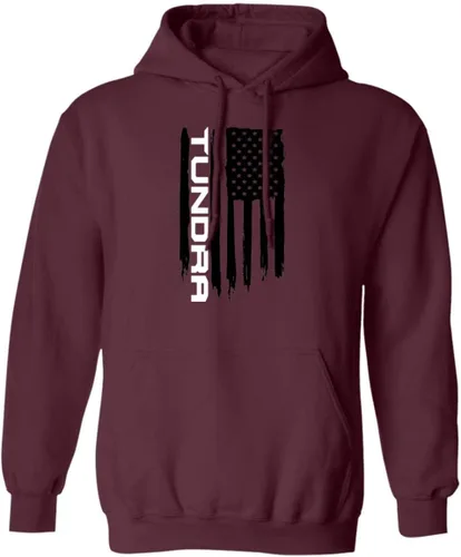 Vista 4 de Sudadera con capucha Tundra Truck TRD SR5 USA Flag para hombre