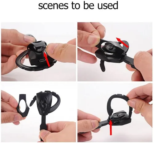 Vista 4 de Yoidesu Auriculares, V5.3 Auriculares Bluetooth de un solo oído con micrófono de cancelación de ruido, ultraligero recargable para teléfono celular