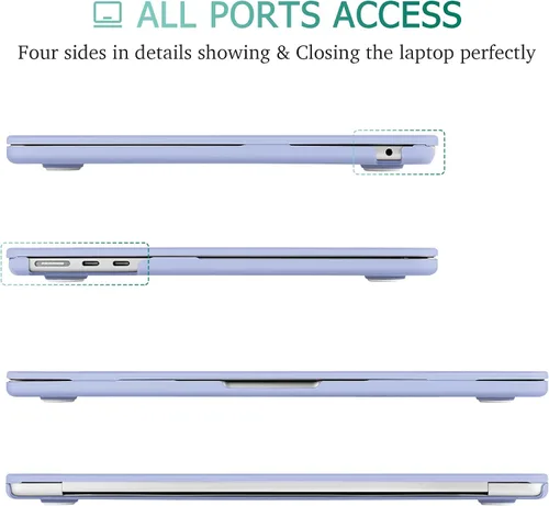 Vista 7 de May Chen Funda para MacBook Air M4 de 13.6 pulgadas 2025 2024 2023 2022 versión A3240 M3 A3113 M2 A2681, carcasa rígida de plástico para MacBook Air