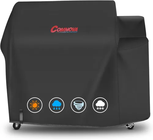 Vista 8 de Comnova Funda para Parrilla de Carbón - Resistente e Impermeable para Parrilla Kettle Weber, Parrilla Kettle Cuisinart y Más