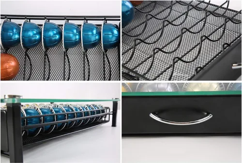 Vista 5 de Soporte para cápsulas de café con capacidad para Nespresso Vertuoline, Casual, Negro