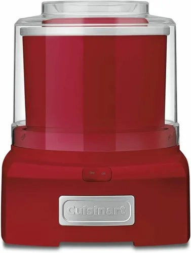 Vista 11 de Máquina para hacer helado Cuisinart, máquina de 1.5 cuartos con doble aislamiento, para sorbete y yogur helado, lista en 20 minutos, ICE-21P1, blanca