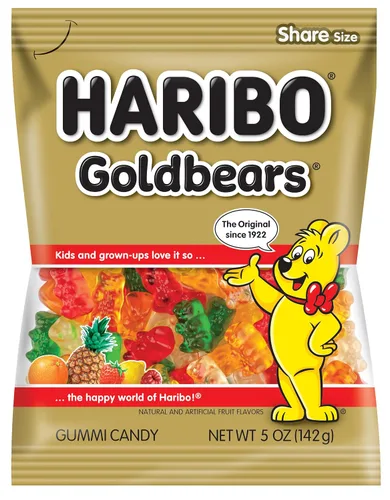 Vista 6 de HARIBO Goldbears, caramelos de gomitas, bolsa de 14 oz