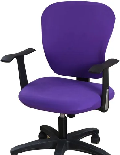 Vista 15 de Jinzio Funda para silla de oficina de computadora, tela protectora dividida y elástica, de poliéster, universal, para escritorio, para silla