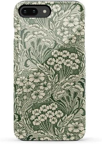 Vista 2 de Casely Funda para iPhone 6/7/8 Plus Todo envuelto Lazos vintage Diseño protector delgado esencial de doble capa
