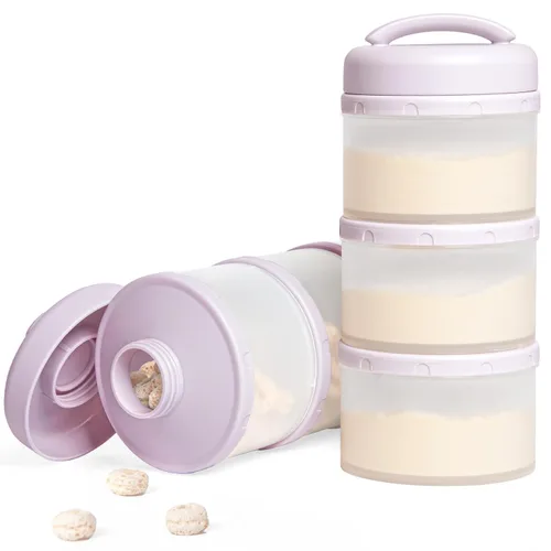 Vista 8 de Termichy - Dispensador de fórmula apilable portátil: contenedor de leche en polvo para llevar