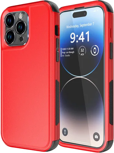 Vista 37 de Diverbox Funda para iPhone 15 Plus [a prueba de golpes] [a prueba de caídas] [protector de pantalla de vidrio templado], funda de protección
