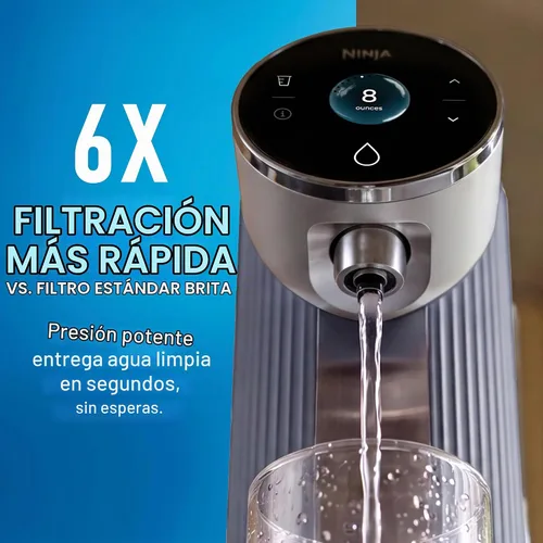 Vista 4 de Ninja Sistema inteligente de filtración de agua HydraSense™, WF1001