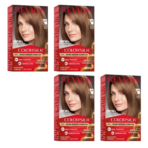 Vista 20 de Revlon ColorSilk Beautiful Color 41 marrón medio 1 ea (paquete de 5)