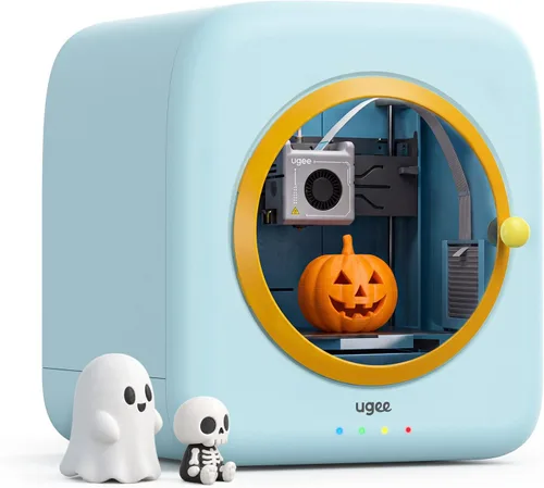 Vista 2 de UGEE Funbox Impresora 3D + PLA 0.07 in 4-Color 8.82 oz Paquete de 8.82 oz