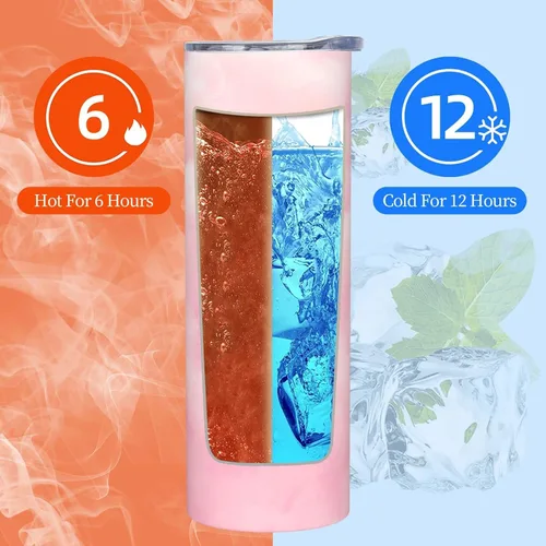 Vista 5 de Vaso personalizado con imagen personalizada con tapa de nombres de fotos y pajita, vasos delgados personalizados para mujeres y hombres, Navidad