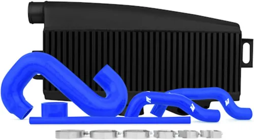Vista 11 de Mishimoto MMTMIC-WRX-01BKBK Intercooler de montaje superior compatible con Subaru WRX/STI 2001-2007 negro, negro