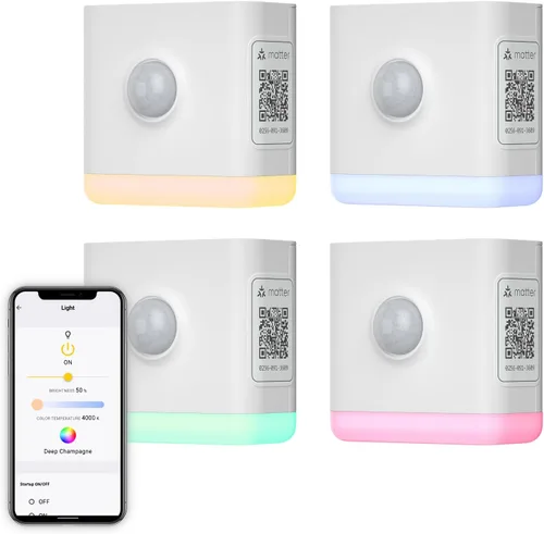 Vista 7 de THIRDREALITY Luz Nocturna de Color Inteligente, Matter sobre WiFi, Multifuncionalidad 3 en 1, Funciona con SmartThings, Google Home, Apple Home