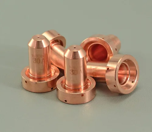 Vista 5 de RIVERWELD 9-8206 Punta de plasma 30Amp Drag OTD Fit Thermal Dynamics SL60 SL100 Plasma Cutter Torch 10pk