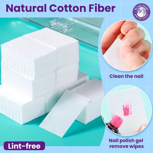 Vista 4 de Kit de herramientas para quitar esmalte de uñas de gel con clips de uñas de plástico, botella removedor de esmalte de uñas de 3.4 fl oz, toallitas