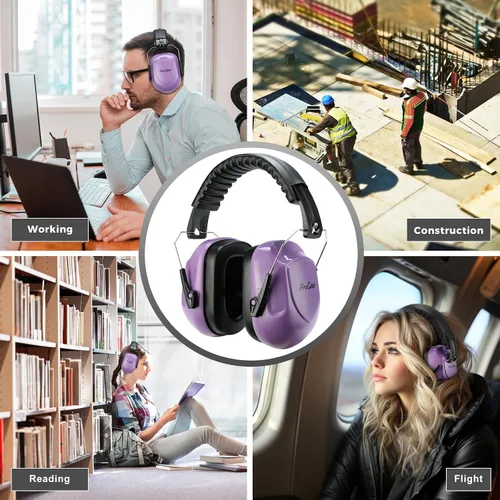 Vista 85 de ProCase NRR 28dB Noise Reduction Ear Muffs, Foldable Adjustable Noise Cancelling Headphones