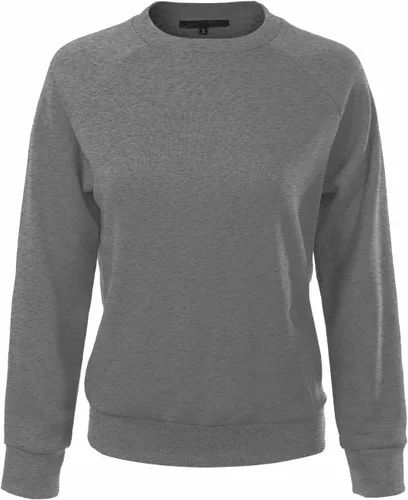 Vista 101 de MixMatchy Sudadera básica suave y cómoda de forro polar con cuello redondo para mujer