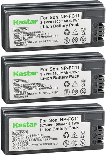 Vista 4 de Kastar Paquete de 1 batería NP-FC11 de 3.7 V 1100 mAh de repuesto para Sony Cybershot DSC-P5, Cybershot DSC-P7, Cybershot DSC-P8, Cybershot DSC-P8E
