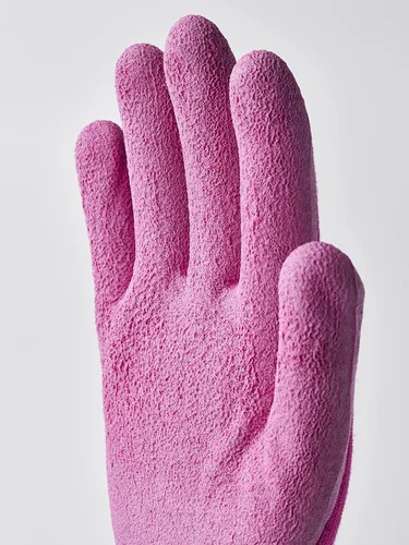 Vista 4 de Hestra Guantes de trabajo: Guantes de jardín de bambú para mujer, fucsia, 6