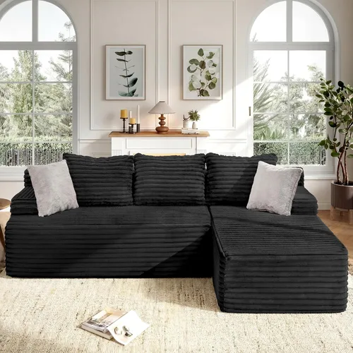Vista 27 de Fond&Found - Sofá modular modular no requiere montaje, sofá modular de gran tamaño para sala de estar y oficina
