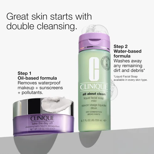 Vista 10 de Clinique Take The Day Off Cleansing Balm Makeup Remover Dissolves Face + Eye Makeup and Sunscreen For All Skin Types