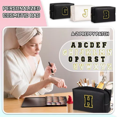 Vista 3 de TOPEAST - Bolso de maquillaje para mujer, Negro -, A
