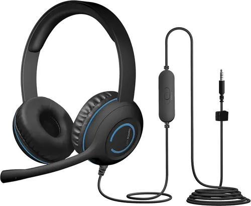 Vista 8 de Cyber Acoustics Auricular estéreo de 3.5mm (AC-5002) – Comunicación duradera, nítida y clara en aulas y en casa