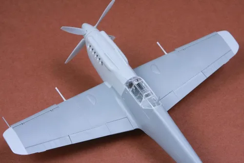Vista 8 de SBS 48074 1/48 Hispano HA-1112 M.1L Buchon 'Movie Star - Kit de modelo de resina + calcomanía
