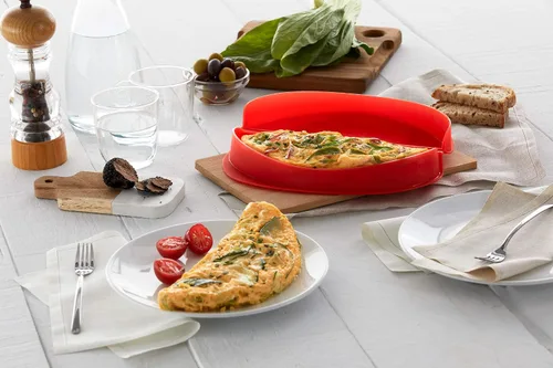 Vista 8 de Lekue Fabricante de Tortillas, Modelo #, Rojo Pequeño