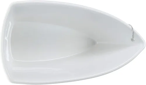 Vista 4 de Pavilion - La vida es genial en la playa - Servidor de plato de barco de gres de 12 onzas con cuchara de remo de madera