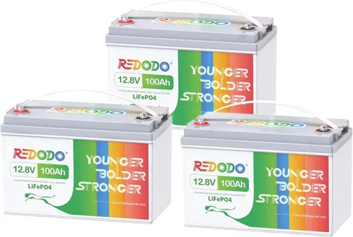 Vista 21 de Redodo - Batería de ciclos profundos LiFePO4 de 12 V y 100 Ah