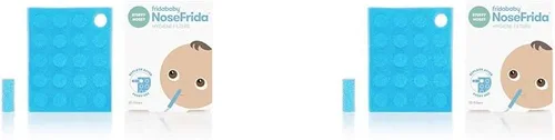 Vista 11 de Frida Baby - Aspirador nasal original con 20 recambios de filtros NoseFrida, filtros de repuesto, filtros higiénicos para NoseFrida The Snotsucker