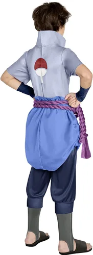 Vista 2 de InSpirit Designs Disfraz de Naruto Sasuke para niños, multicolor