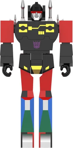 Vista 8 de Super7 Transformers Arcee (rosa y naranja) - Figura de acción de Transformers de 3.75 pulgadas con accesorio, coleccionables clásicos de dibujos