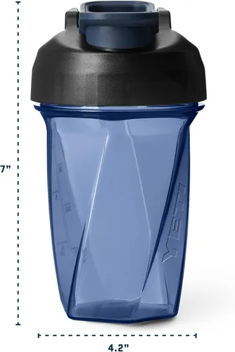 Vista 5 de YETI Yonder Helimix Vortex - Botella mezcladora con capacidad para hasta 20 onzas, sin bola de mezcla o batidor, fabricada en Estados Unidos, vaso