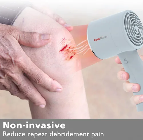 Vista 2 de Terapia de luz roja para alivio del dolor de articulaciones y músculos, cuidado portátil de heridas para piel alérgica epidérmica, úlceras por