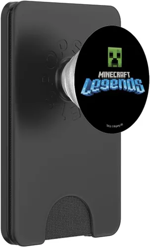 Vista 7 de Minecraft Legends Creeper Head - Logotipo oficial del juego PopSockets PopGrip intercambiable
